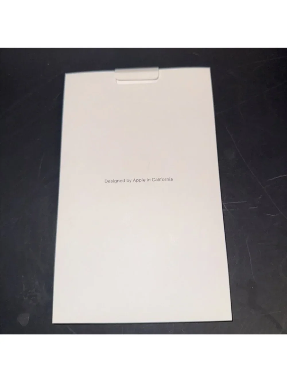 Apple empty box